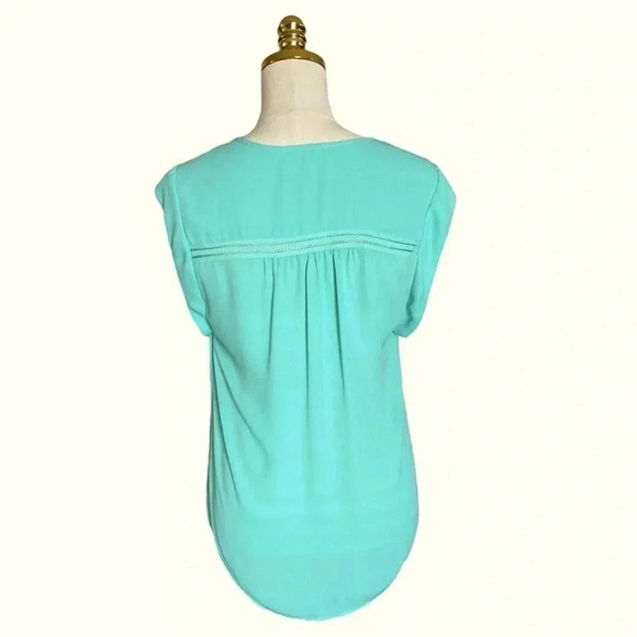 DANIEL RAINN | Women’s Tie-Up Neck Semi Sheer A-Line Sleeveless Top Size S - Picture 3 of 8